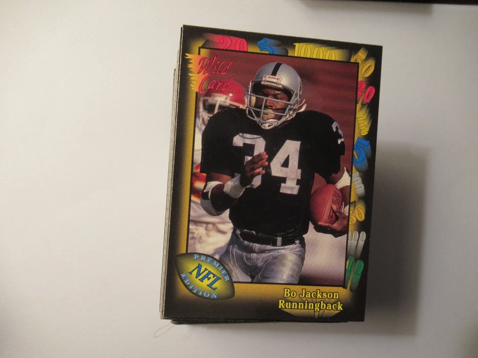 Pick From List 1991 Wild Card Football, Collegiate,  5 10 Stripe Pls Read(40%4+) - Image 1 of 2