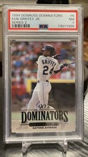 1994 Donruss Ken Griffey Jr. #6   90's Dominators Batting Average PSA 7
