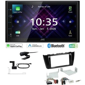 JVC Autoradio Apple CarPlay DAB+ für Mitsubishi Mirage piano black ohne Gitter - Bild 1 von 8