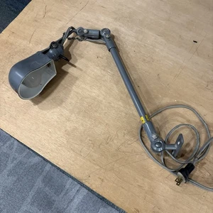 Fostoria Pressed Steel Co articulating desk lamp vintage - Picture 1 of 7