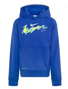 NEW Nike Therma-FIT Graphic Pullover Hoodie, Boy's, Royal Blue Size 4 NWT - Picture 1 of 5