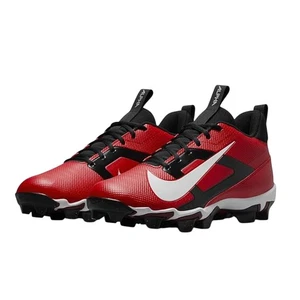 Scarpe da calcio Nike Alpha Menace 4 Shark da uomo taglia 9 rosse bianche nuove senza scatola - Foto 1 di 11