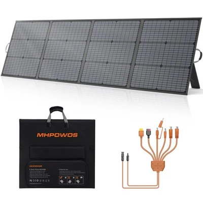 MHPOWOS 220W Foldable Solar Panel Kit for Jackery Bluetti Ecoflow Power stations - Bild 1 von 4