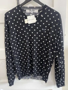 Suéter de lunares Comme Des Garçons Play nuevo PVP £375 - Imagen 1 de 8