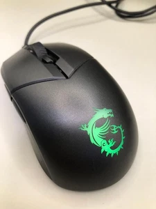 MSI CLUTCH GM11 RGB Gaming Mouse Black Wired Used/Tested - Picture 1 of 7