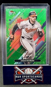 2025 Topps Finest Jordan Westburg Green Rare Refractor /25 - Orioles - Picture 1 of 2