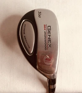Nickent Genex 3DX Ironwood 3 Hybrid 20° Stiff Graphite Shaft RH Length 41" Blk - Picture 1 of 7