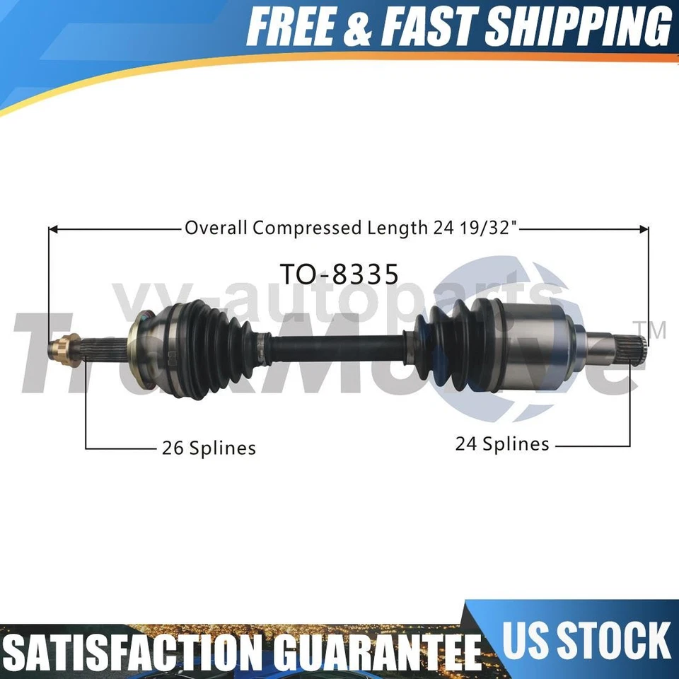 TrakMotive Front Left CV Axle Shaft 1PCS For 2011-2016 Scion tC - Image 1 of 1