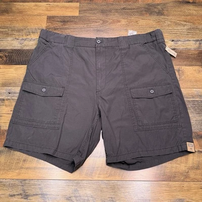 Foundry Cargo Shorts Mens 48 Gray Extender Waistband New - Image 1 of 4