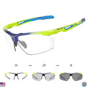 S86 Photochrome Sport Sonnenbrille - UV400 Fahrradbrille für MTB, BMX, Laufen - Bild 1 von 6