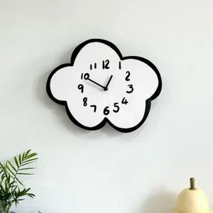 Cute Cloud Sheep Clock Cartoon Home Decoration Swing Wall Clock Living Room - Picture 1 of 7