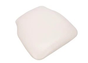 White 1.75" Thick Vinyl Panel Chiavari Chair Cushion by Chivari - Picture 1 of 7