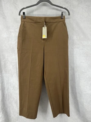 Boden Chino Pants Women’s 6P Tan NWT Tapered Leg Cropped Business Designer - Image 1 of 4
