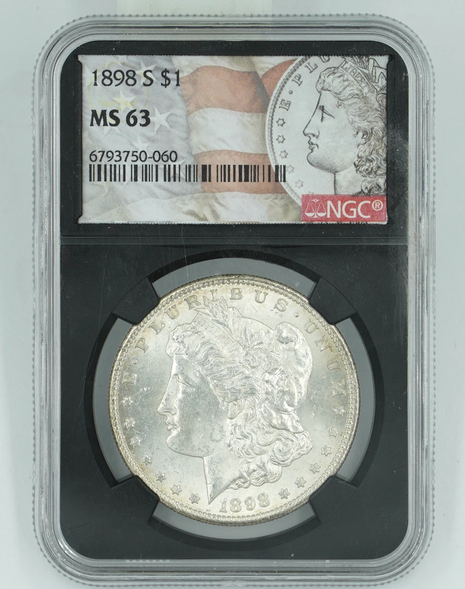 1898 O モルガン・ダラー MS 63 1898 O モルガン・ダラー MS 63 1898 MS 63 Graded Morgan Dollars for