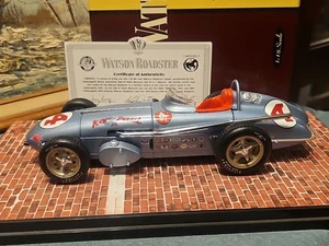 Carousel 1 #4414 Watson #4 Jim Rathmann Winner COA NIB with Display Case - Picture 1 of 24