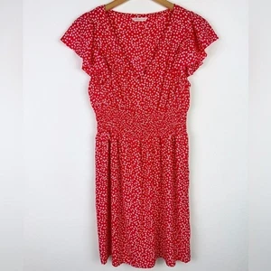 Rebecca Taylor Malia Red Floral Silk Dress - Picture 1 of 11