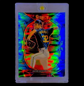 JACOB MISIOROWSKI ROOKIE BLUE REFRACTOR HOLO PRIZM Panini Select - BREWERS - Picture 1 of 5