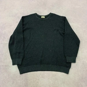 L.L.Bean Knitted Jumper patterned grandad knit sweater Men's XL - Picture 1 of 6