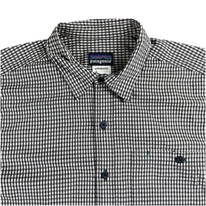 Patagonia Short Sleeve Shirt Men's Small Puckerwear Seersucker 53001 - Picture 1 of 16