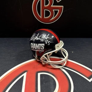 Rodney Hampton & Stephen Baker Giants Autographed Mini Helmet Signed Steiner CX - Picture 1 of 5