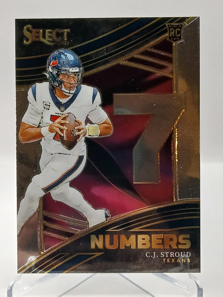 2023 Panini Select NMB-CST C.J. Stroud Rookie Football Card - Image 1 of 2