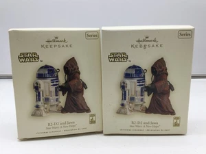 2007 Hallmark Keepsake Ornament Star Wars A New Hope R2-D2 and Jawa NEW - Picture 1 of 9