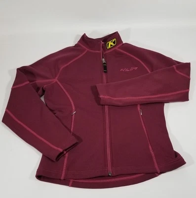 Klim Sundance Chaqueta Granate Cremallera Completa Mujer Talla XS Esquí Elástico Correr Activo Foto 1 de 4