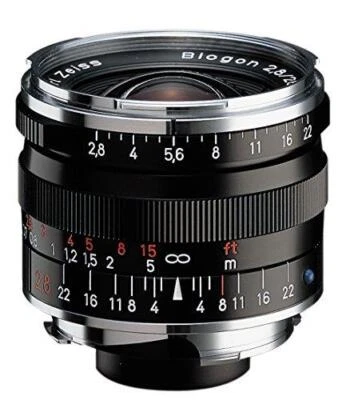 Carl Zeiss BIOGON T* 28mm f2.8 ZM Lens Black 82029 Leica M Mount Manual Focus - Image 1 of 4