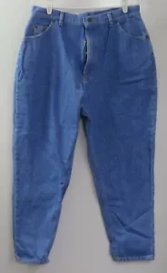 Denim Riders Damen Relaxed Fit Tapered Leg Blue Jeans - Größe 18 Petite - Bild 1 von 6