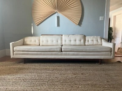 Vintage Selig Mid Century Modern Walnut Sofa - Image 1 of 4