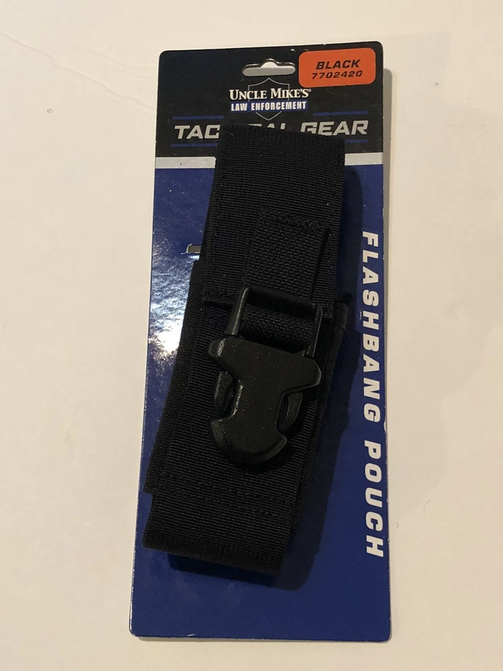 Uncle Mikes Flashbang Pouch MOLLE Compatble Smoke Black 7702420