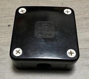 Alte Bakelit Abzweig Verteilerdose 6 Abgänge DDR 6 mm² 500 V IP55 Neuwertig - Bild 1 von 2