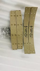For Ford Tractor 3000,3600 Brake Shoe Pad Lining Kit Set With Rivets (11 inch) - Picture 1 of 3