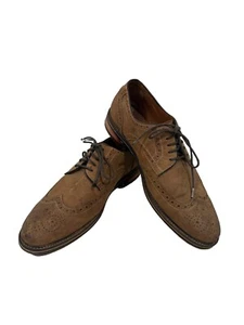 Johnston and Murphy Punta de Ala Marrón Gamuza Hombre’s 10.5 Oxford - Imagen 1 de 22