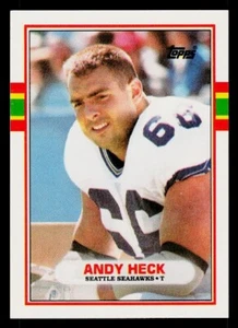 1989 Topps Traded - #121T Andy Heck (RC) - Picture 1 of 2