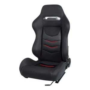 Asiento Deportivo Coche, Semibaquet Deportivo Ajustable, de Tela y Alcantara - Imagen 1 de 22