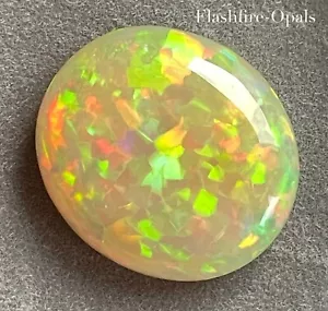 12,9ct. Natürlicher GEM Welo Opal Brilliant Gold-Orange Video Flashfire-Opals - Bild 1 von 7