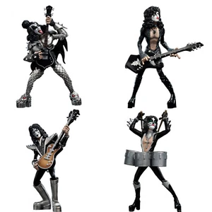 Kiss - Mini Epics - The Demon Starchild Catman Spaceman Vinyl Figure - 4 SET - Picture 1 of 13