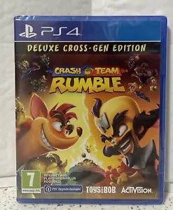 Crash Team Rumble Deluxe Edition PS4 Game Deluxe Cross - Gen Edition New Sealed - Picture 1 of 5