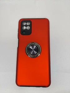 Samsung Galaxy A12 Shockproof Case, Built-In Ring Holder, Screen Protector - Picture 1 of 8