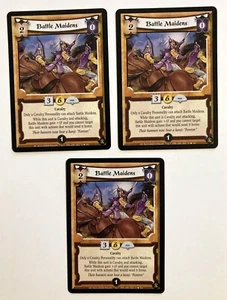 Battle Maidens (3) L5R Legend of the Five Rings CCG Gold Edition GE - Picture 1 of 1