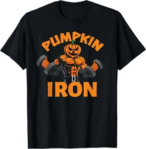 T-shirt regalo divertente NUOVA LIMITATA zucca Halloween palestra allenamento s-3XL - Foto 1 di 4