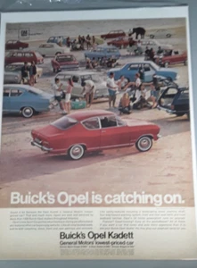 Anuncio original de revista Buick Opel Kadett 1967 "Buick's Opel se está poniendo al día" - Imagen 1 de 1