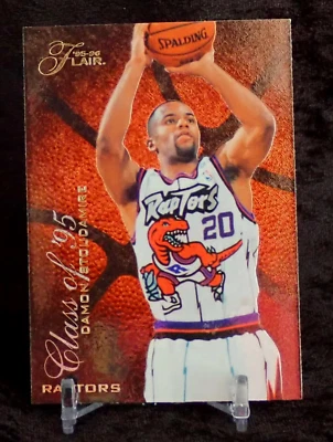 Damon Stoudamire 1995-96 Flair "Clase of '95" #R-10 Rookie RC ~ Raptors Foto 1 de 2