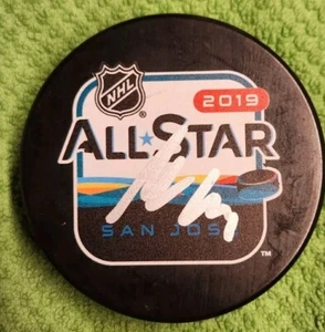 Miro Heiskanen Signed Autographed 2019 All Star Puck Dallas Stars - Picture 1 of 1