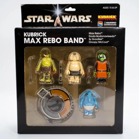 KUBRICK MEDICOM TOY STAR WARS MAX REBO BAND 2005 Limited Edition BOX Set Cover