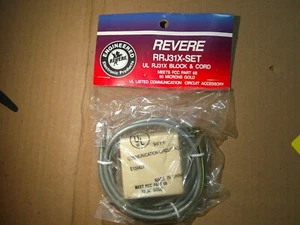 REVERE RJ31X Surface Mount And 2’ RJ45 Male - Picture 1 of 3