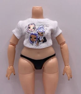 Rainbow High Vision Royal Three Tiara Song Doll Outfit Concert T-Shirt Crop Top - Picture 1 of 6