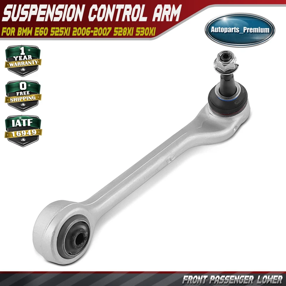 Brazo de control delantero derecho inferior trasero con rótula para BMW 530xi 2006-2007 Foto 1 de 4