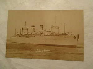 RPPC US Army Transport Ship General E D Patrick Real Photo Postcard - Picture 1 of 2